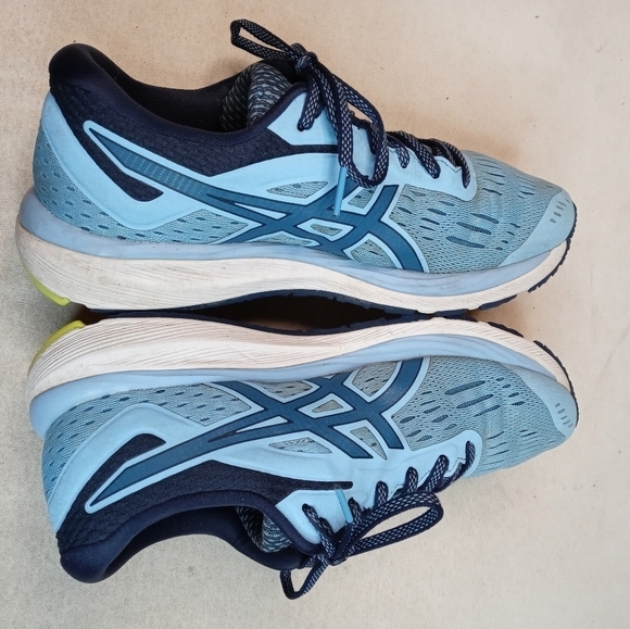 ASICS GEL CUMULUS 20 AZURE BLUE PRINT 1012A008-401 - Picture 4 of 11